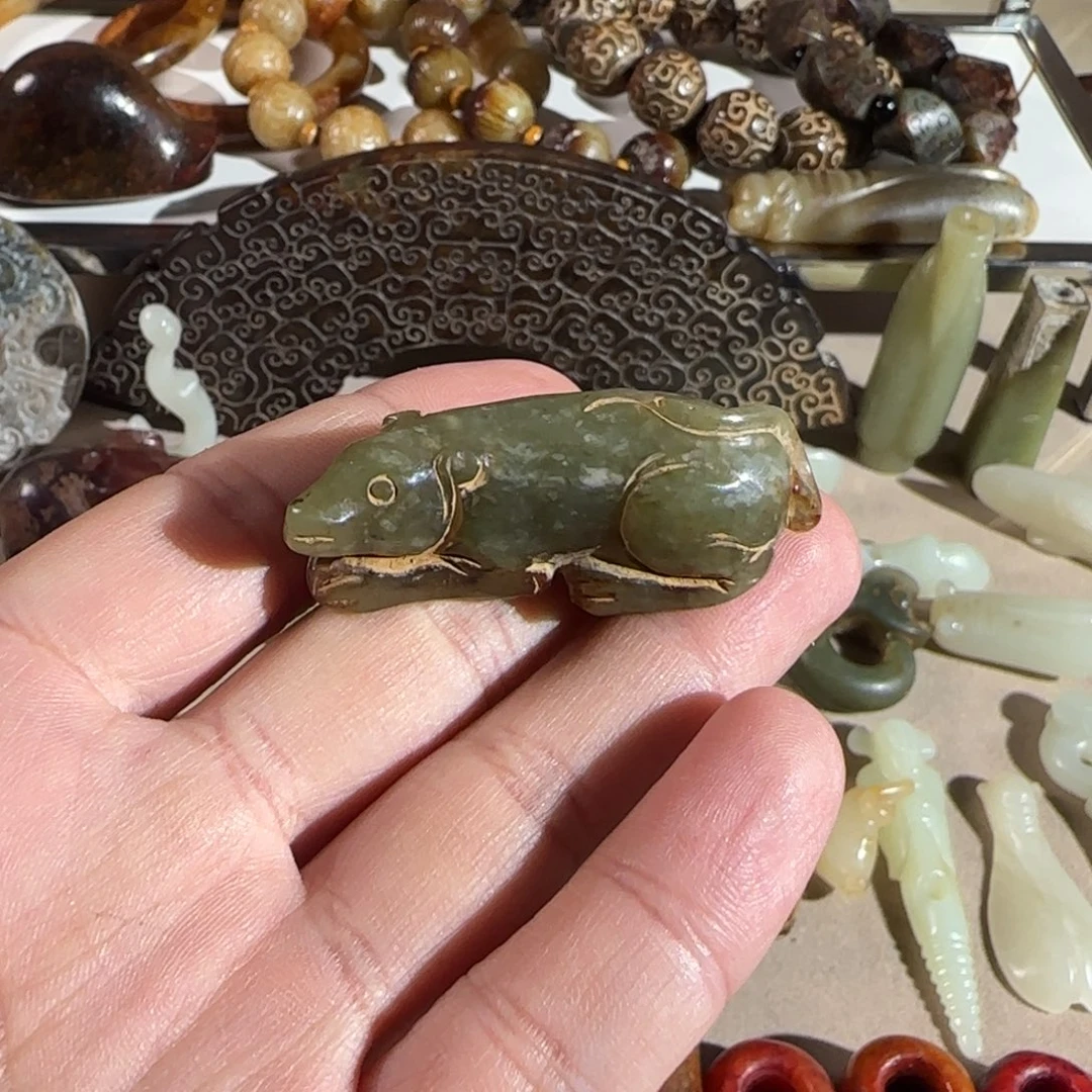 和田玉吊坠(不含链)未镶嵌