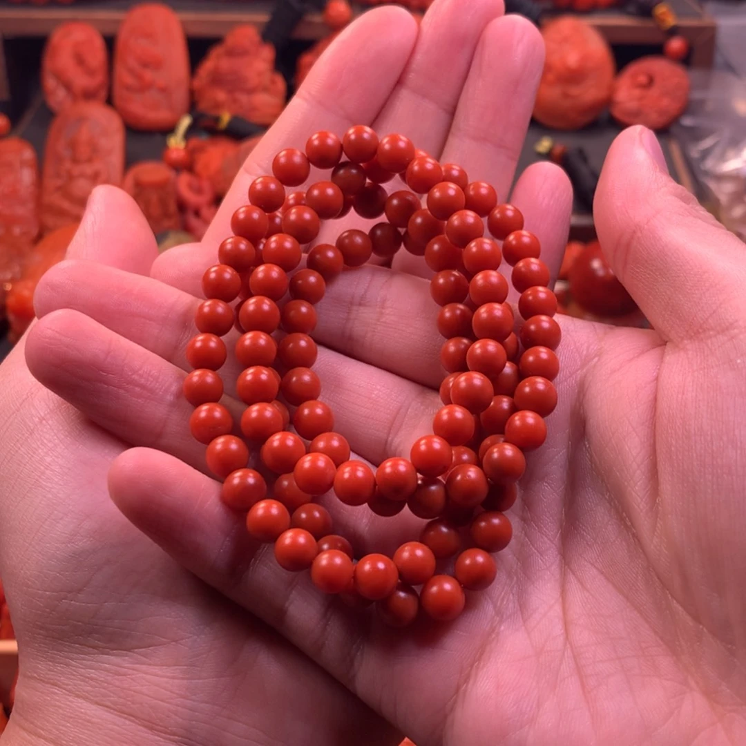 【闪购商品】未镶嵌高品多圈南红玛瑙