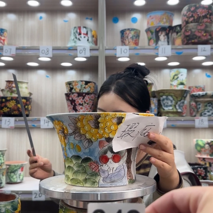 紫砂花盆瑕疵瑕疵249