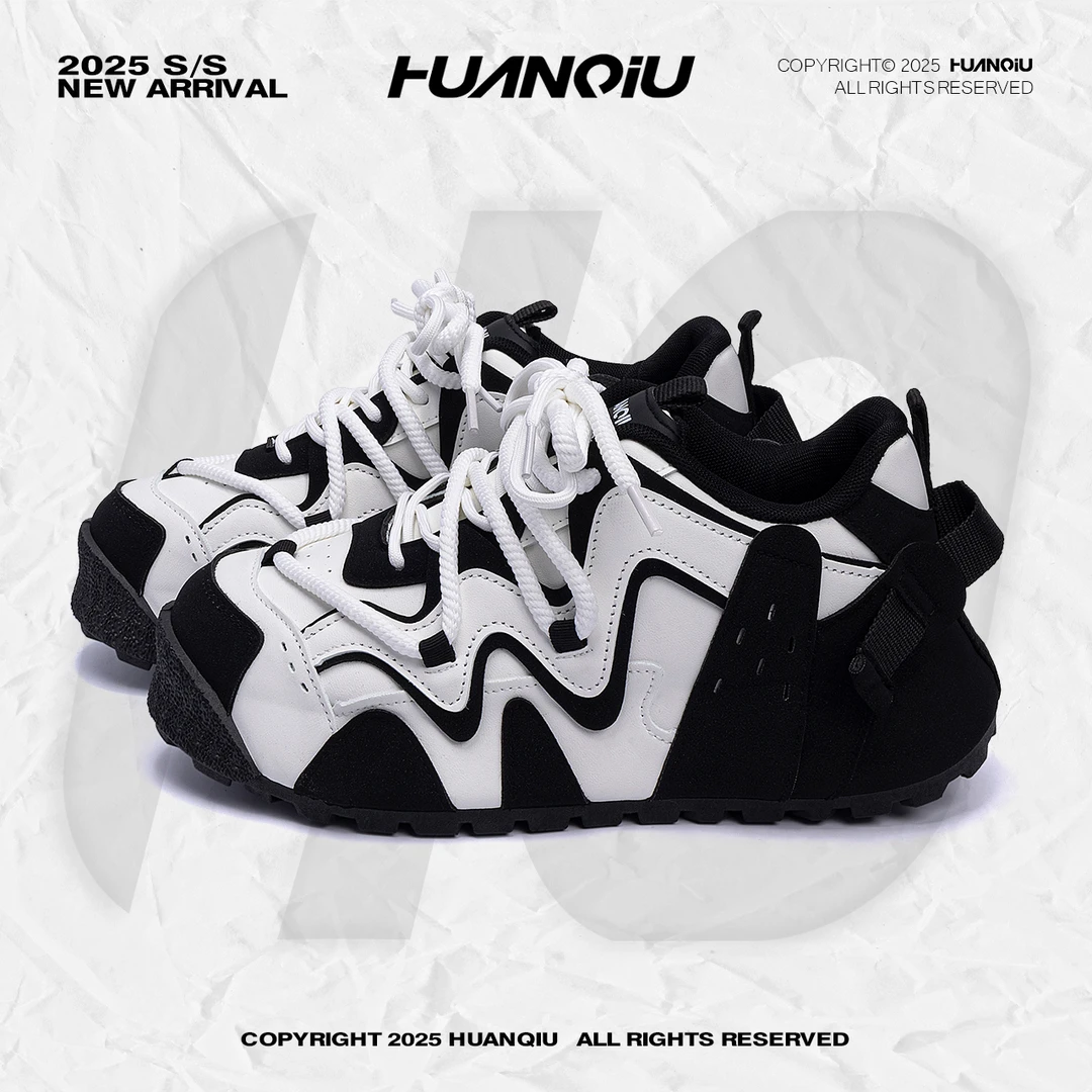 环球增高休闲板鞋男2025新款秋季百搭小众鞋子男轻便厚底时尚潮鞋