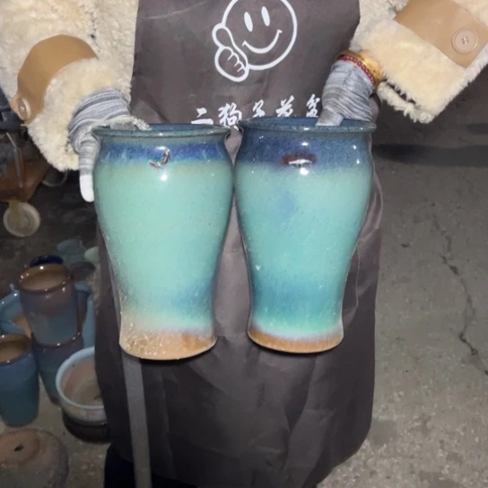 红陶口15高26瑕疵