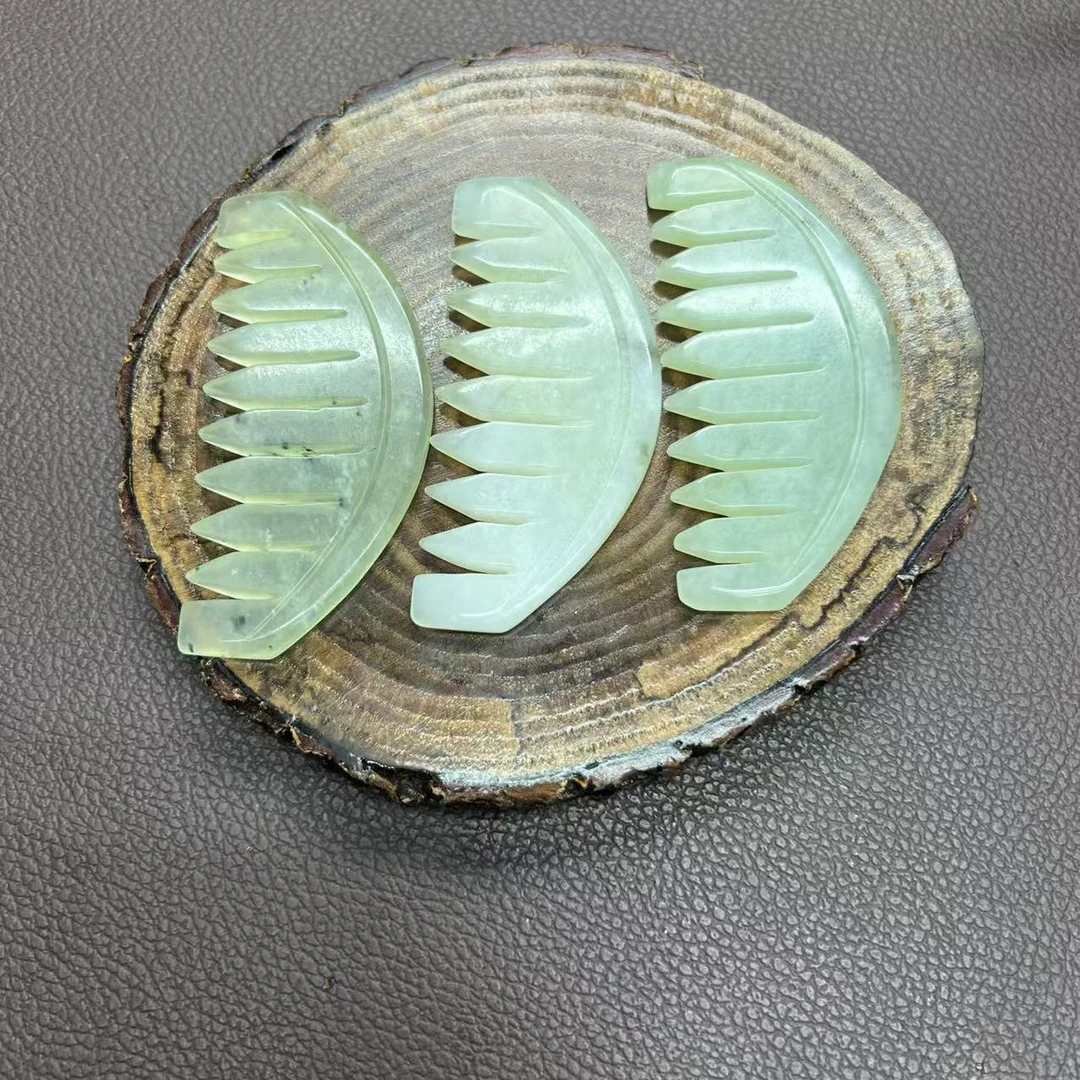 精美岫玉梳子多样性发货拍一发一