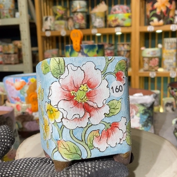 红陶景德镇艺术手绘作品