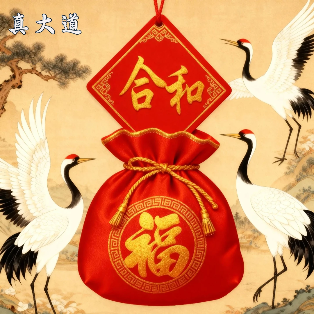 7号家庭合合美美【师傅手绘】 生肖挂饰香囊
