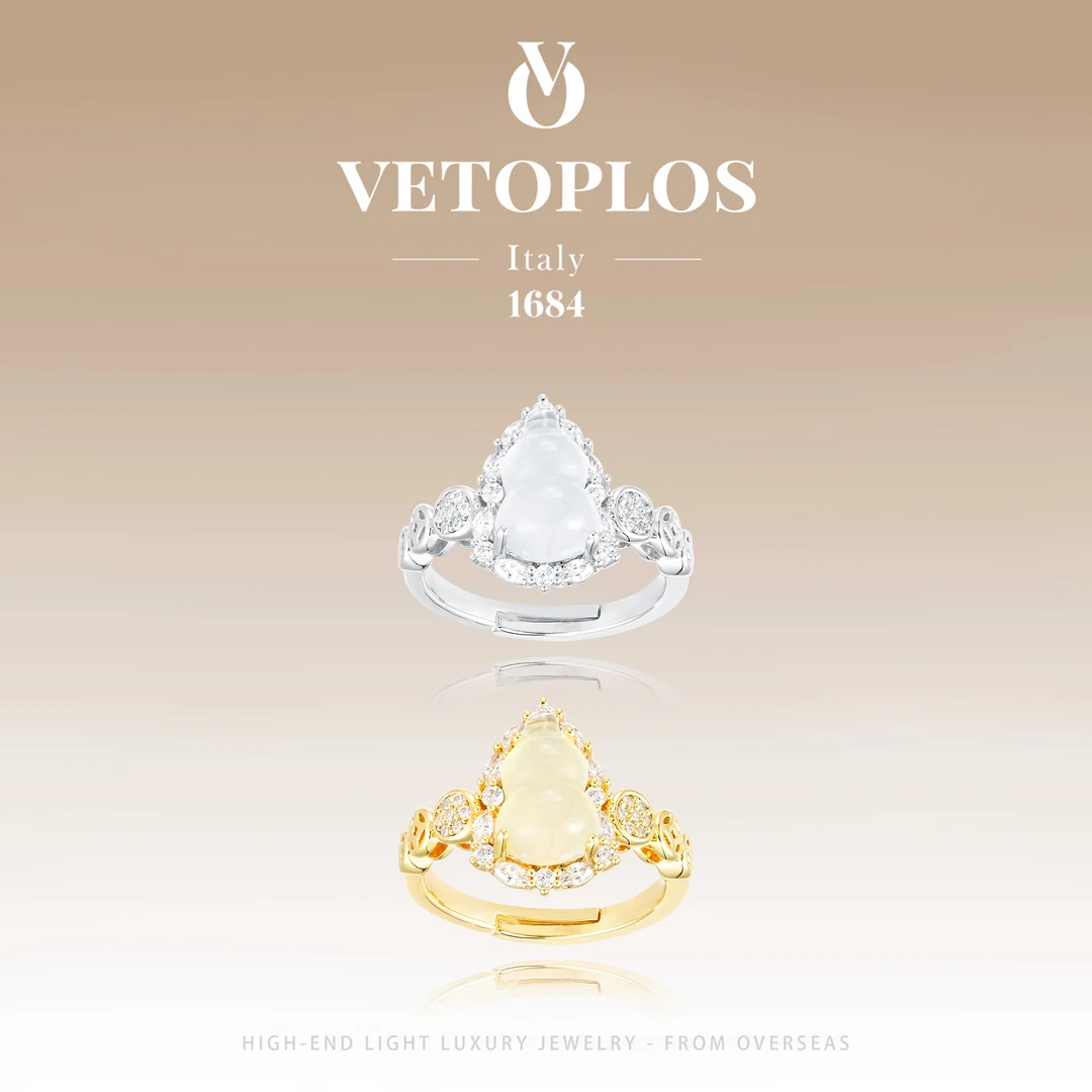 【财宝福禄】Vetoplos国风限定宫廷风葫芦开口戒F5592