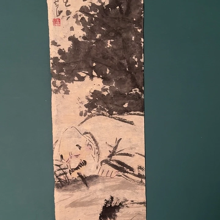 国画雷公老师画作画作