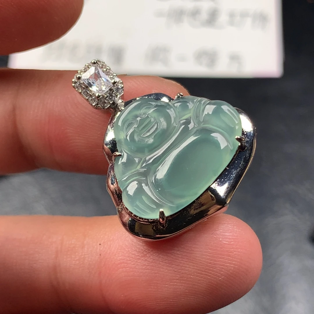 颈饰未镶嵌翡翠佛公