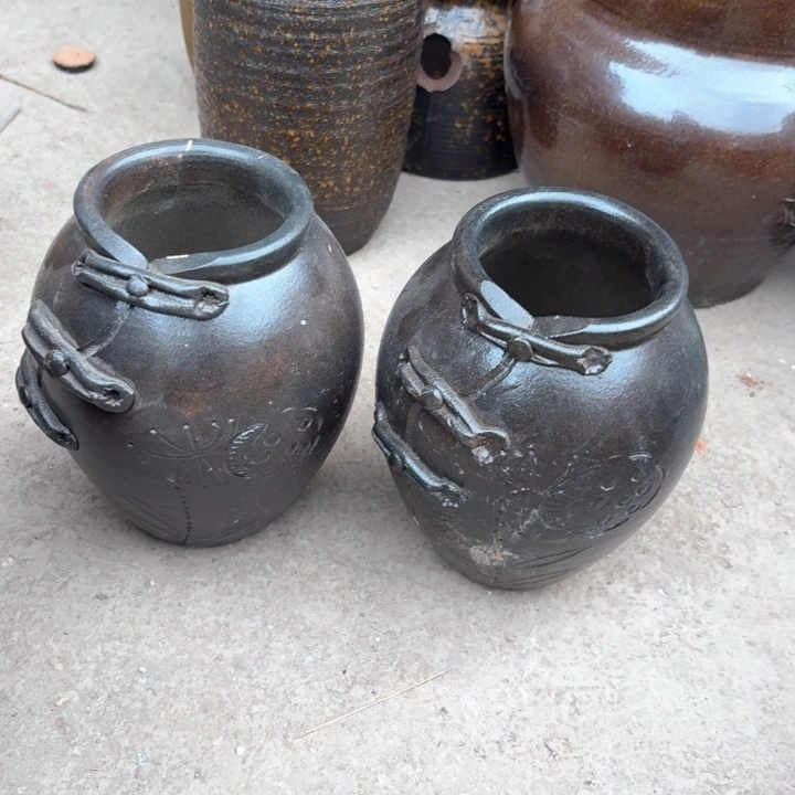 紫砂花盆微瑕10/19有孔