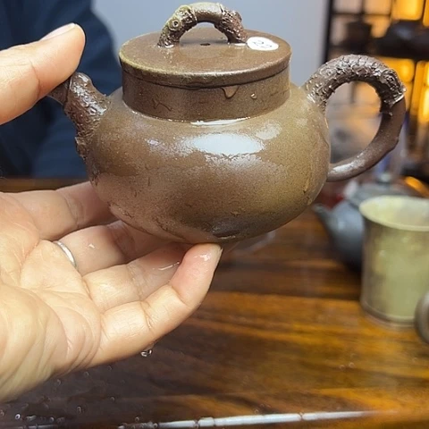戬谷龙窑柴烧茶壶22