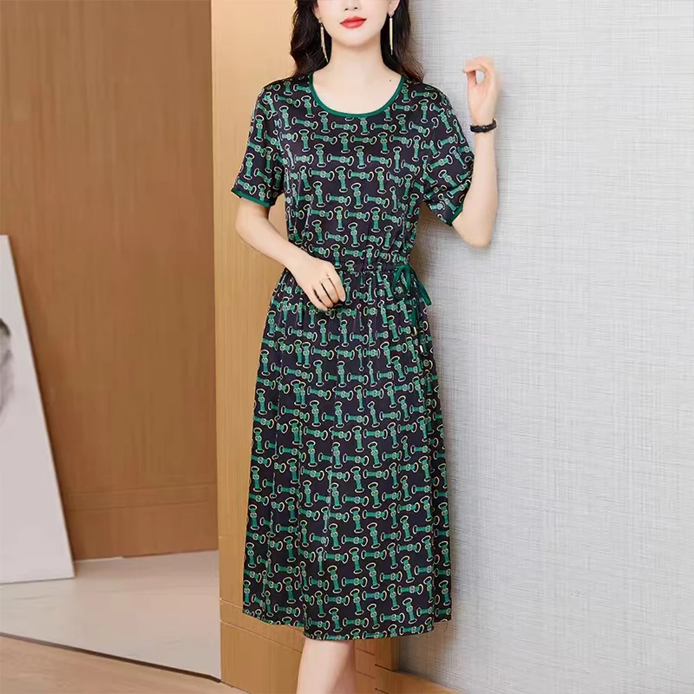 【精品】YANGSHANG  碎花长袖休闲风连衣裙时尚慵懒风01K621