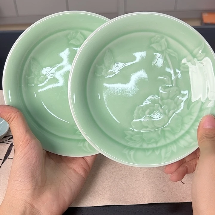 龙泉云间青瓷小米茶器