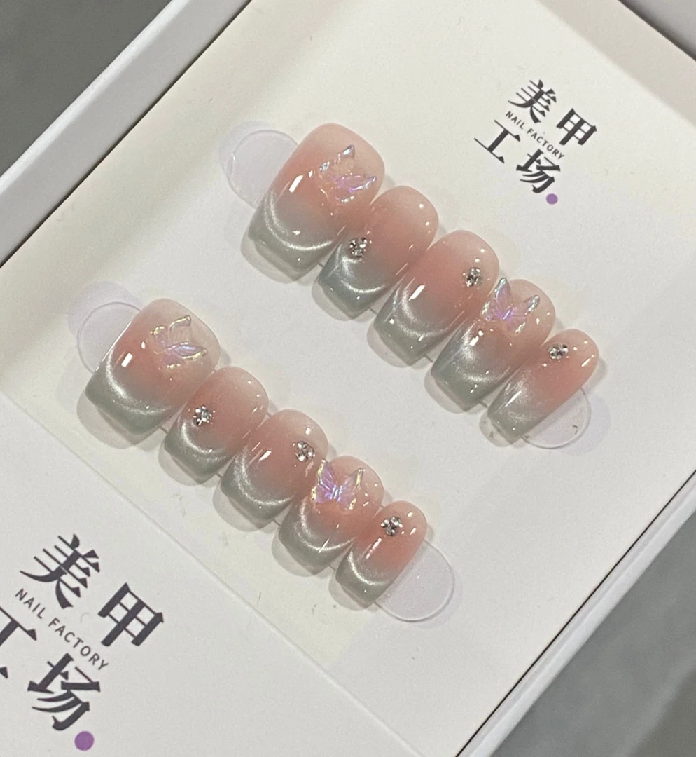 高货同款体验【薄荷曼波】JD0484纯手工轻奢穿戴甲（送高级工具包）