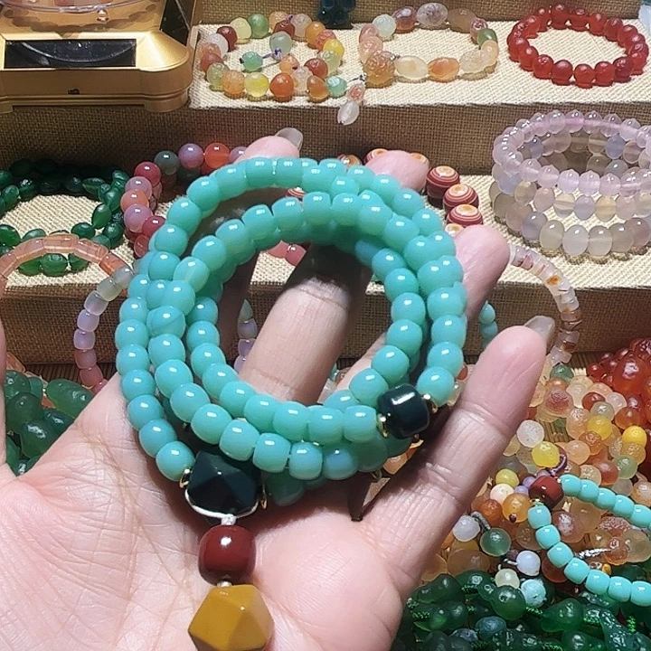 天***故玛瑙/玉髓未镶嵌手链