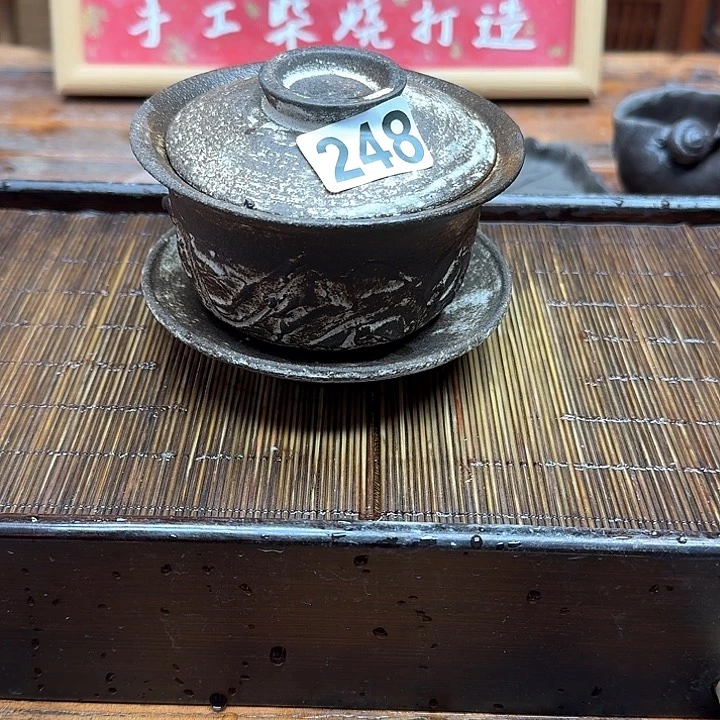 纯手工制作粗陶茶具