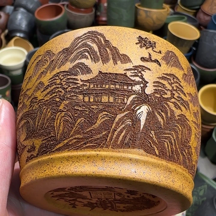 茶杯紫砂全手工紫砂