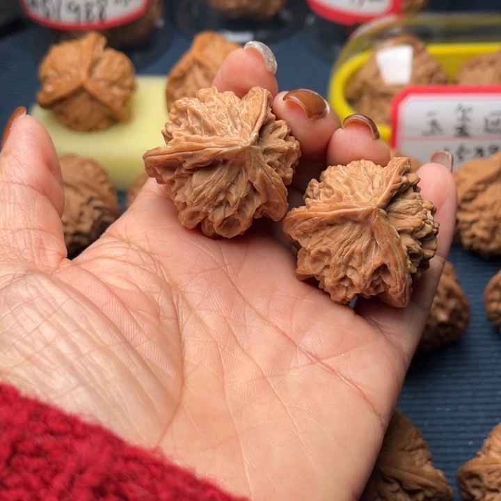 6***4吊坠文玩核桃34盘山三棱