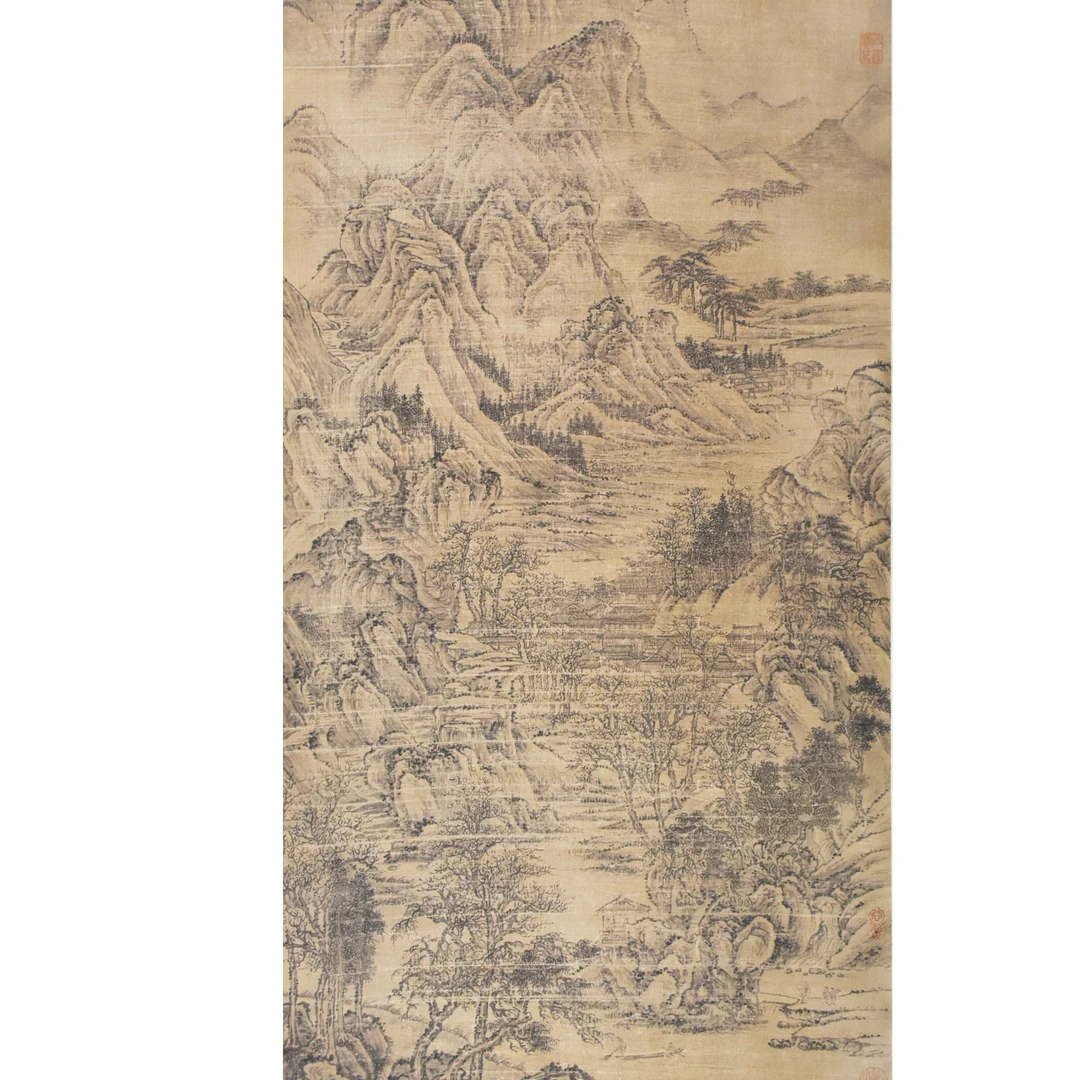 HM9234 溪山诗意图 134×55 绢本立轴 6.6平尺