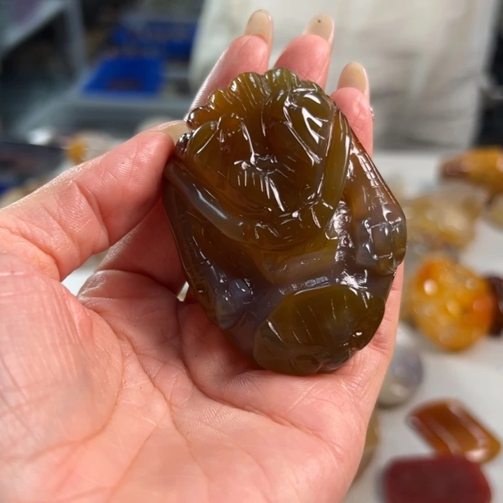 玛瑙/玉髓吊坠(不含链)未镶嵌