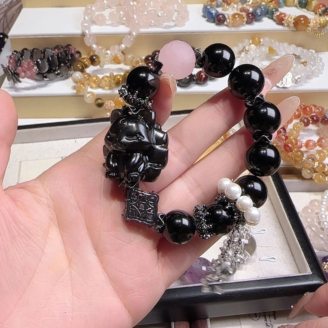 水晶手链未镶嵌吧