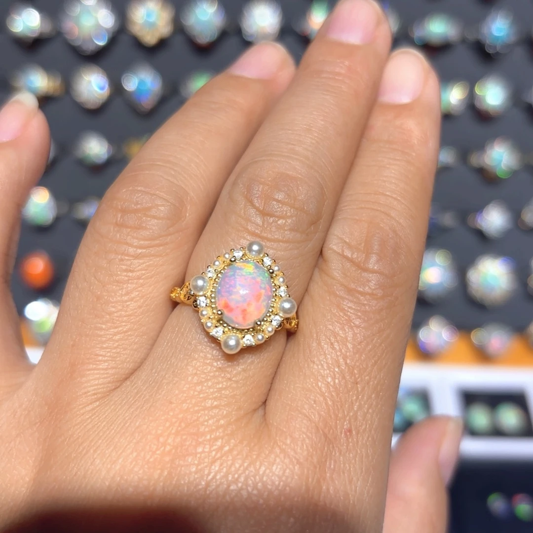 欧泊未镶嵌裸石直发