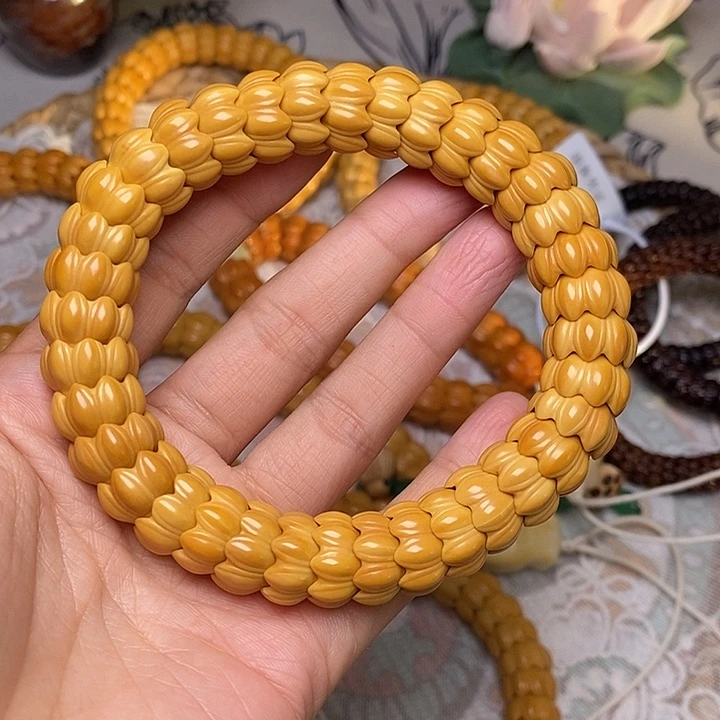 猴头核桃吊坠莲花14加