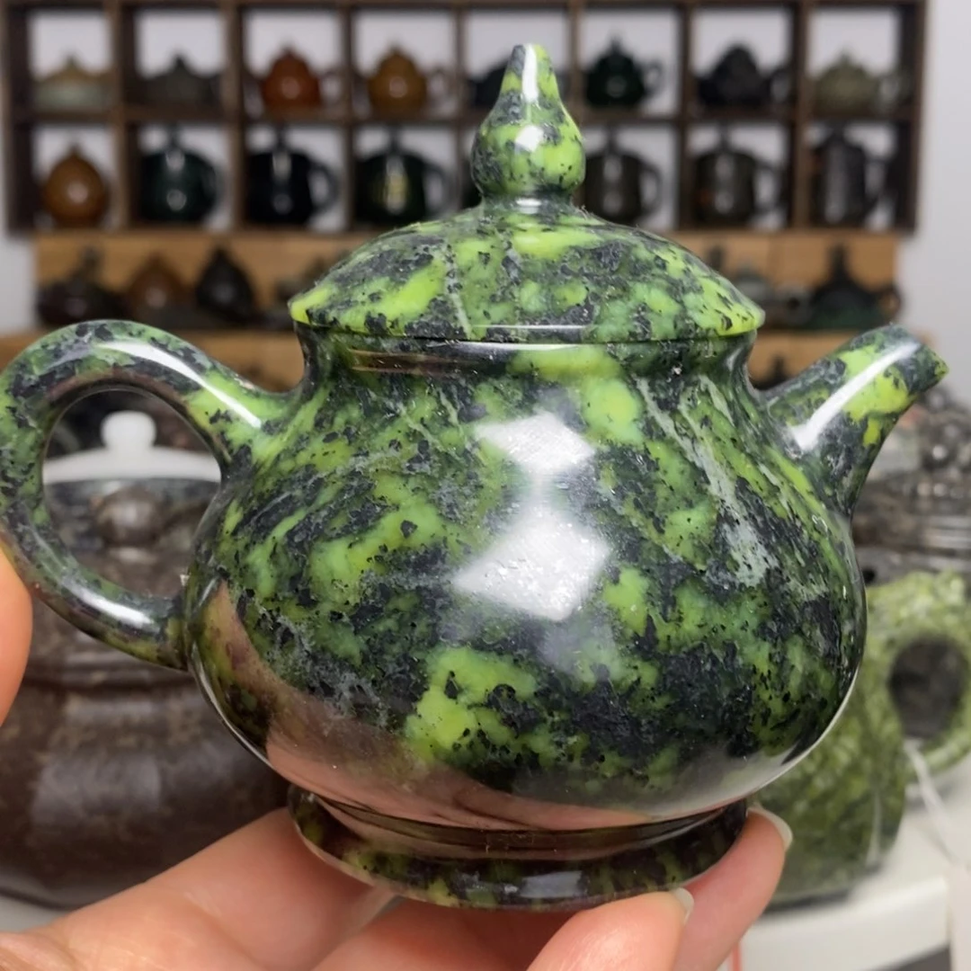 藏玉药王石高品潘壶230cc