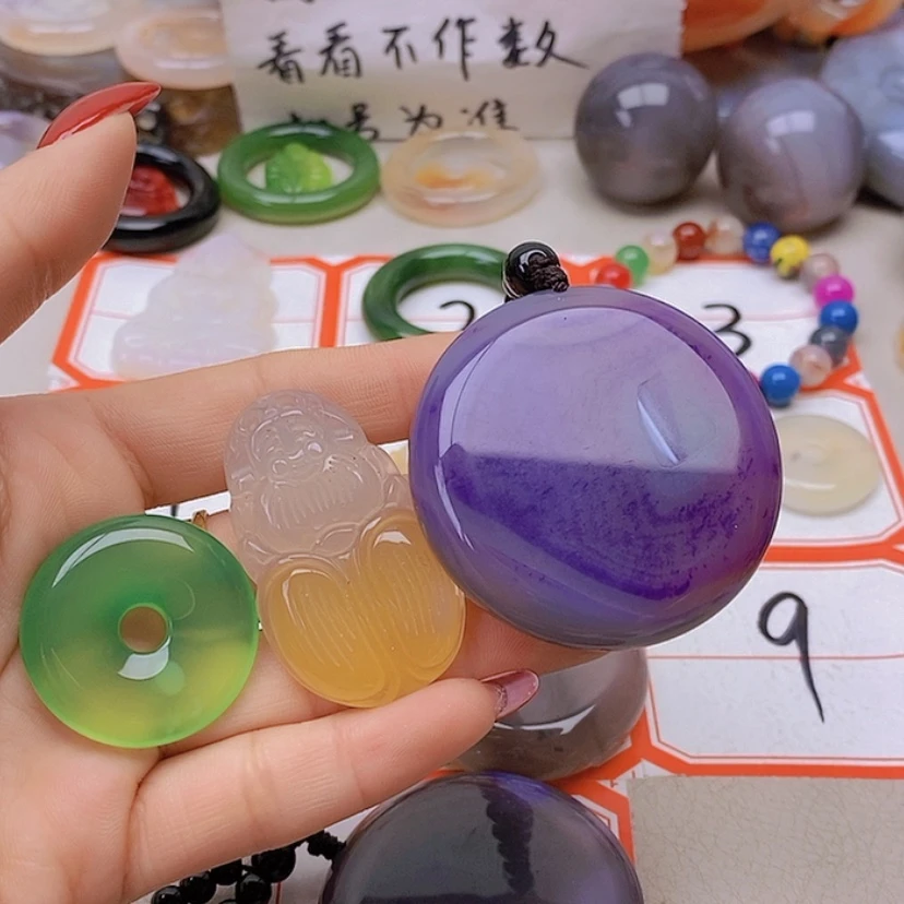 【闪购商品】未镶嵌玛瑙/玉髓珠宝半成品玉*子