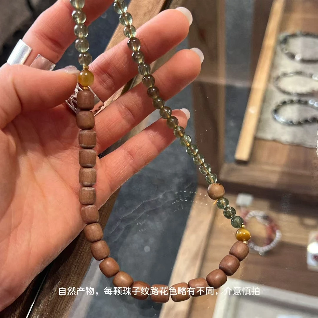 925银手链 JIUJIU【绿调】百搭小众气质简约时尚0321