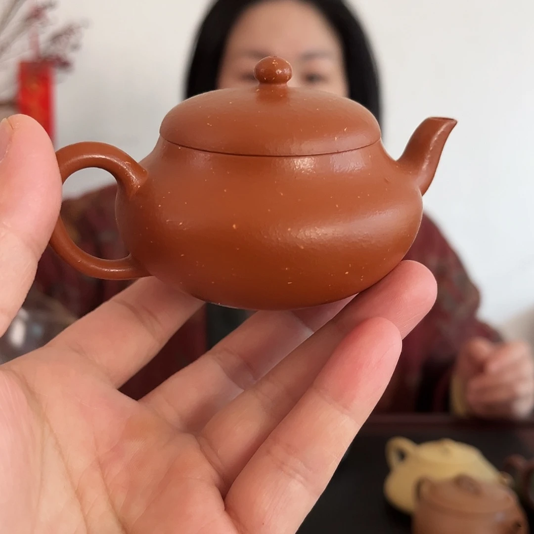 紫砂壶朱泥君德壶