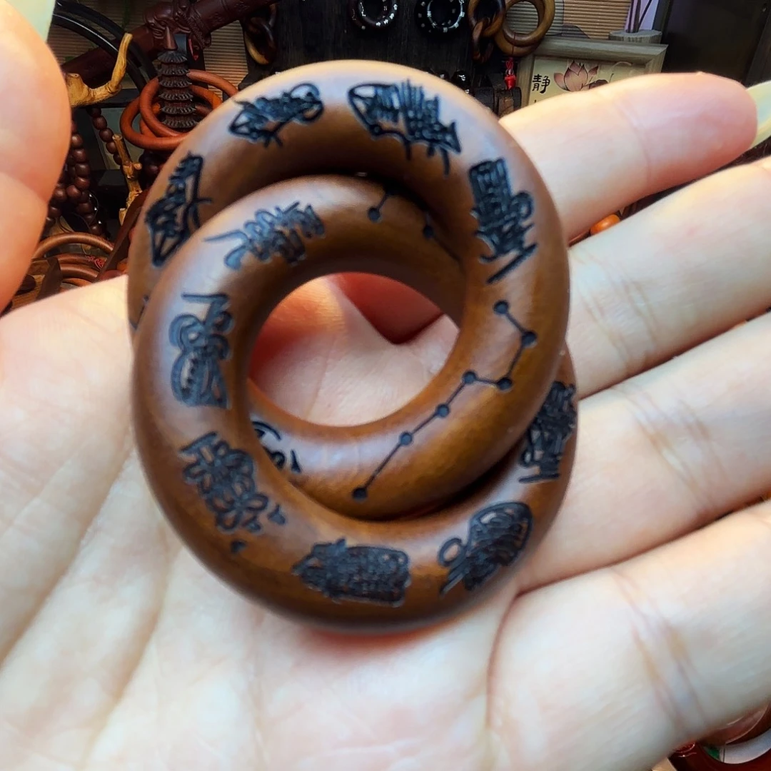 木枣木老料25圈口乾坤圈