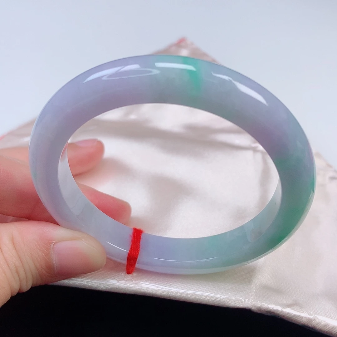 未镶嵌手镯翡翠55正圈