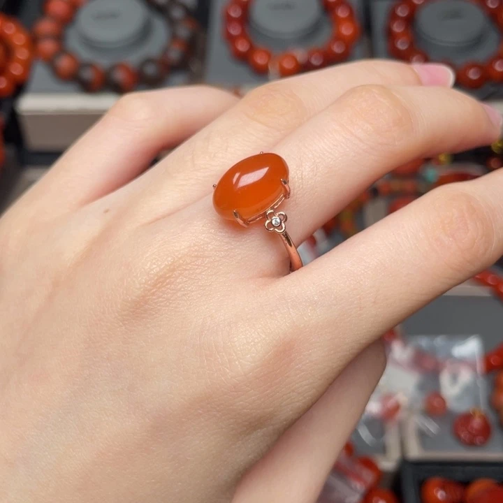 南红玛瑙手链合金江*控