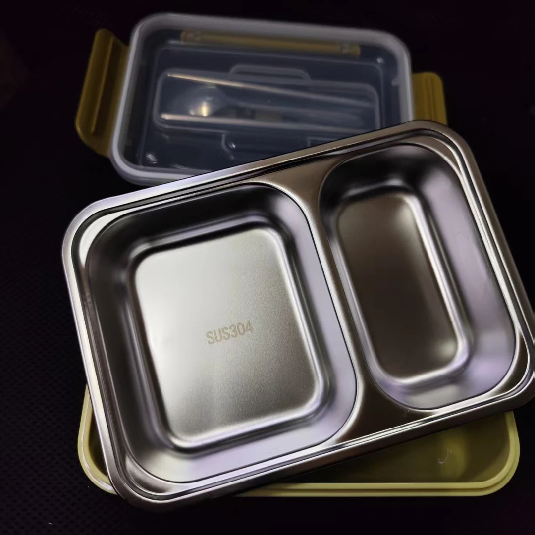 304不锈钢分格保温饭盒便携大容量学生成人便当盒密封餐盒包邮小