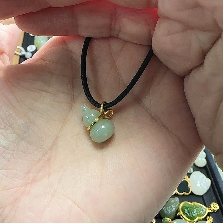 吊坠(不含链)银S925镶嵌和田玉