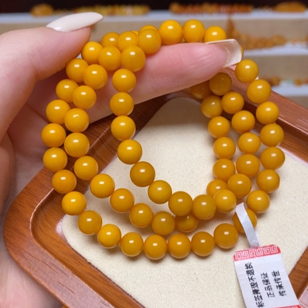 【闪购商品】未镶嵌蜜蜡手链手串