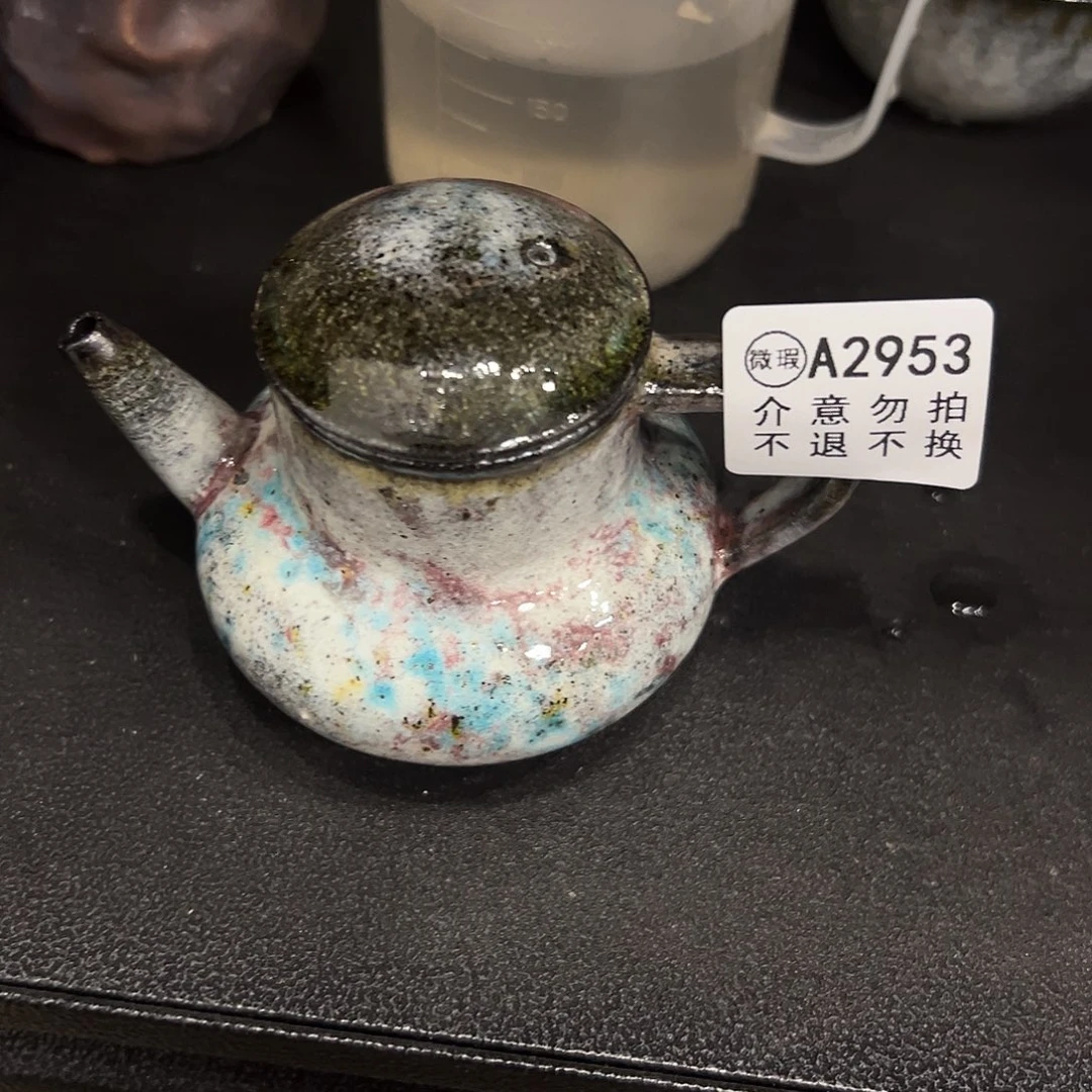 壶九**啊微瑕摆件不退不换 2953