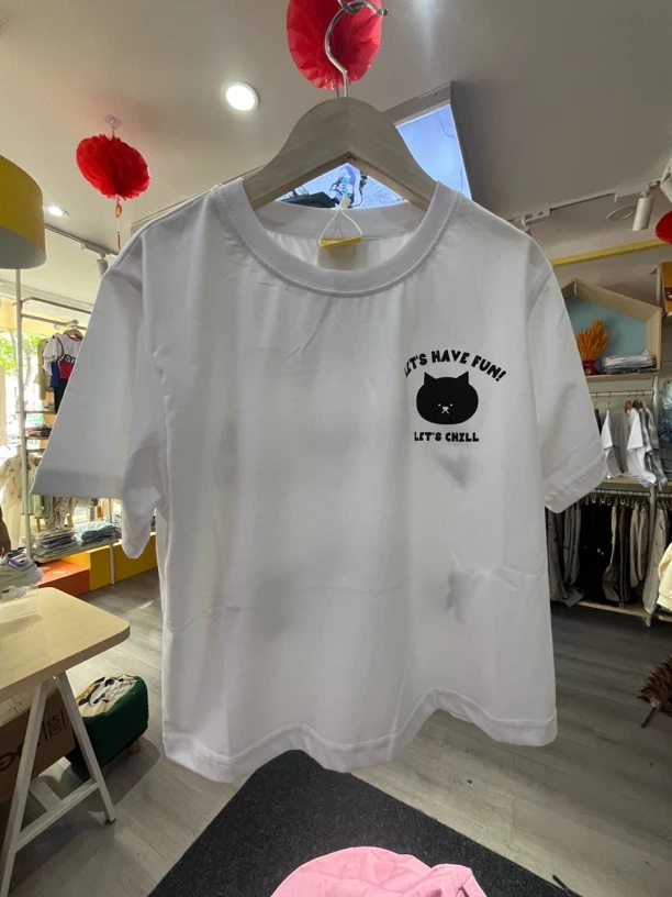 38409A 达巴卡通2025夏季短款T恤