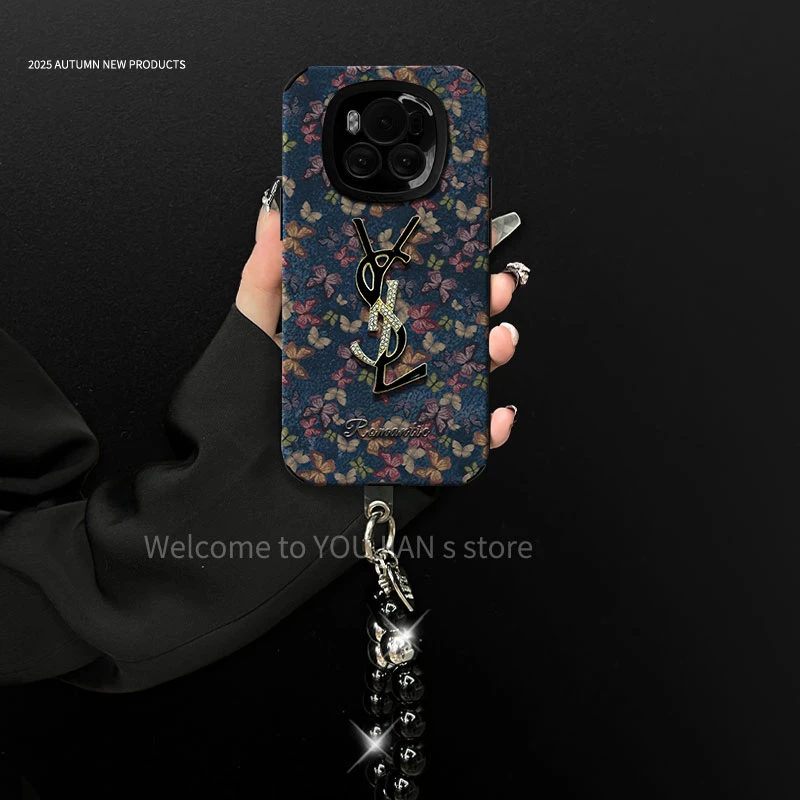 汇客凡品【荣耀Magic6/6Pro】潮牌网红复古蝴蝶防摔手机壳女款