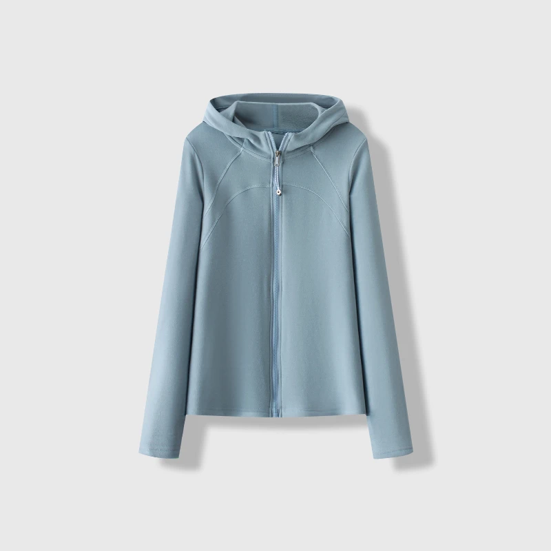 【LULU系列】拼接小立领拉链外套