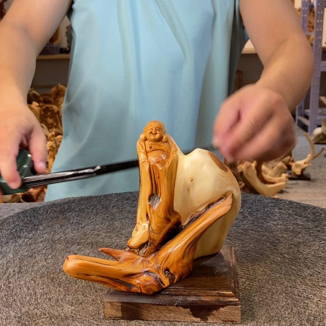 柏木（崖柏）太行崖柏根雕摆件