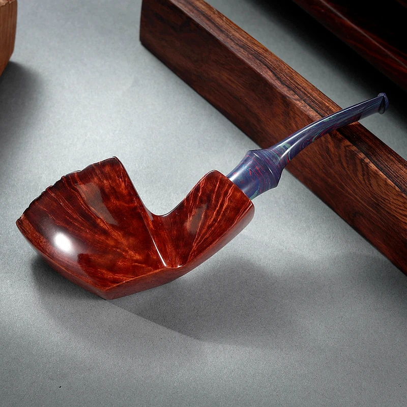 PL220 20*38 西班牙榴皮石楠木烟斗手工斗个性坎伯兰嘴精品个性斗