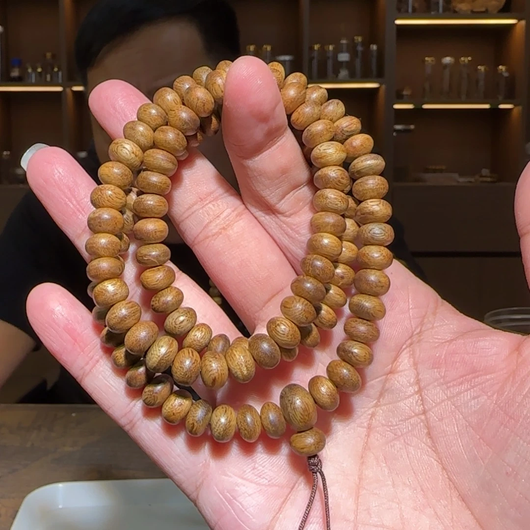 手串沉香多圈白奇算盘0.8/16g多样性发一条