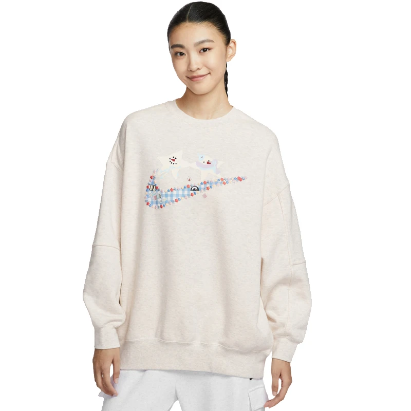nike耐克女子运动休闲卫衣套头衫IO0487-141