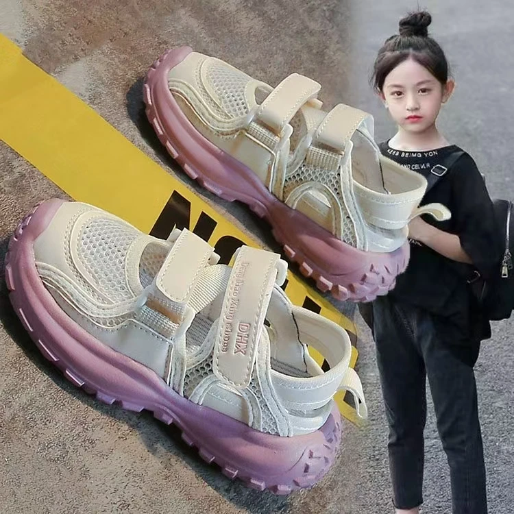 女童凉鞋夏季2025新款儿童网鞋女宝鞋子透气网面男孩运动鞋春夏鞋