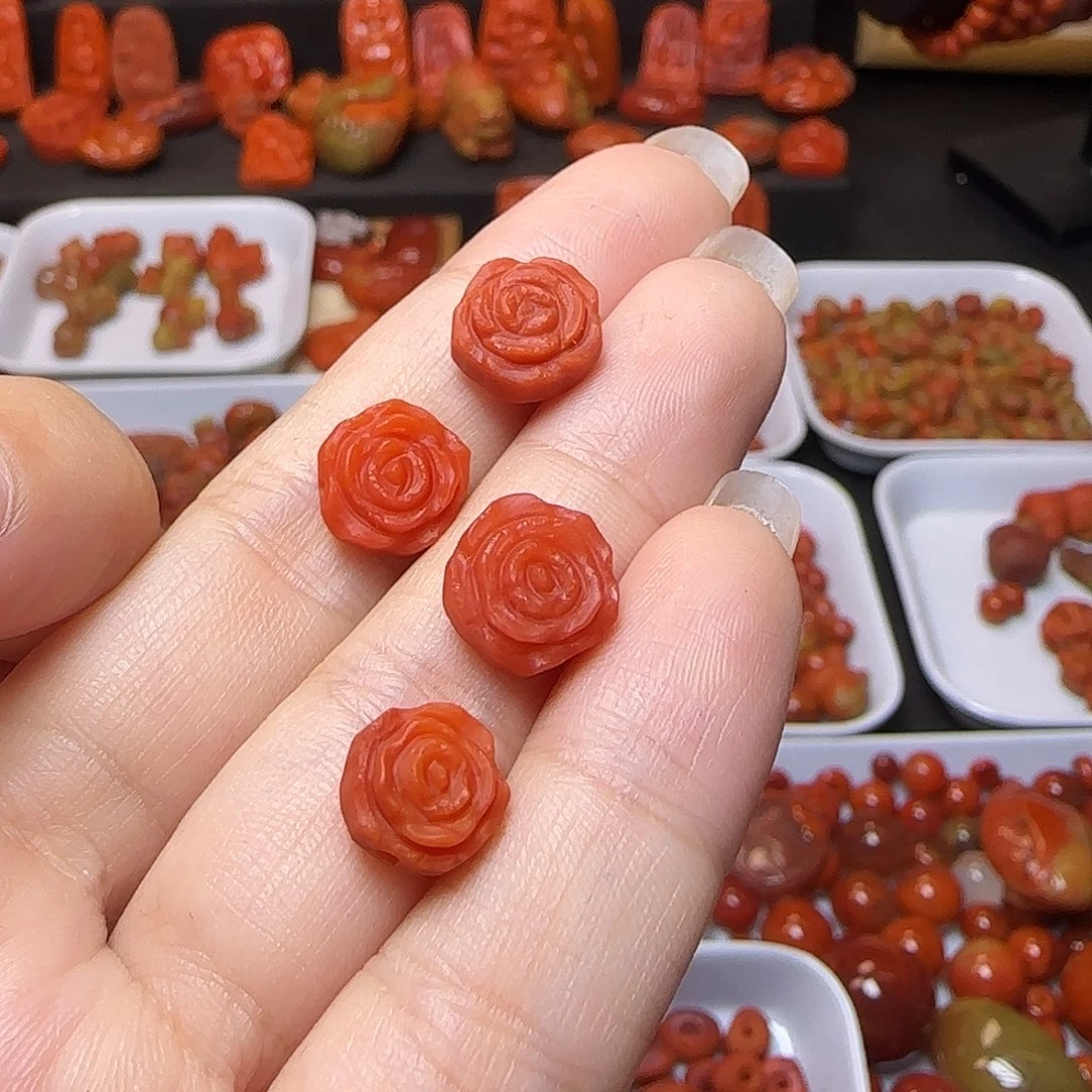 南红玛瑙未镶嵌吊坠(不含链)