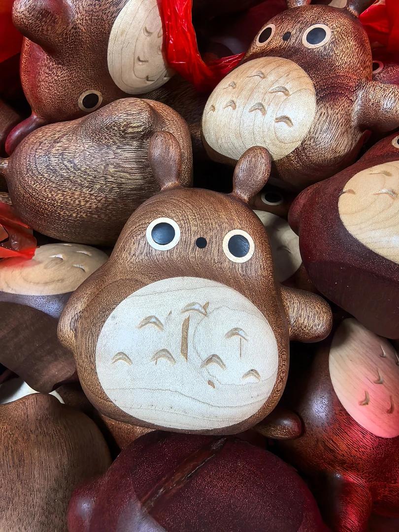 微瑕手工摆件 微瑕大龙猫