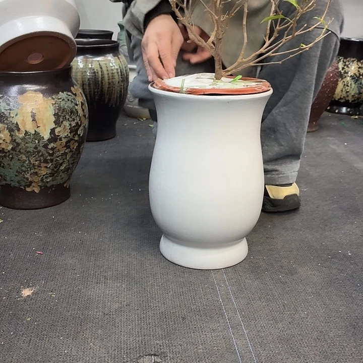 20×30 -粗陶花盆有孔-买买买