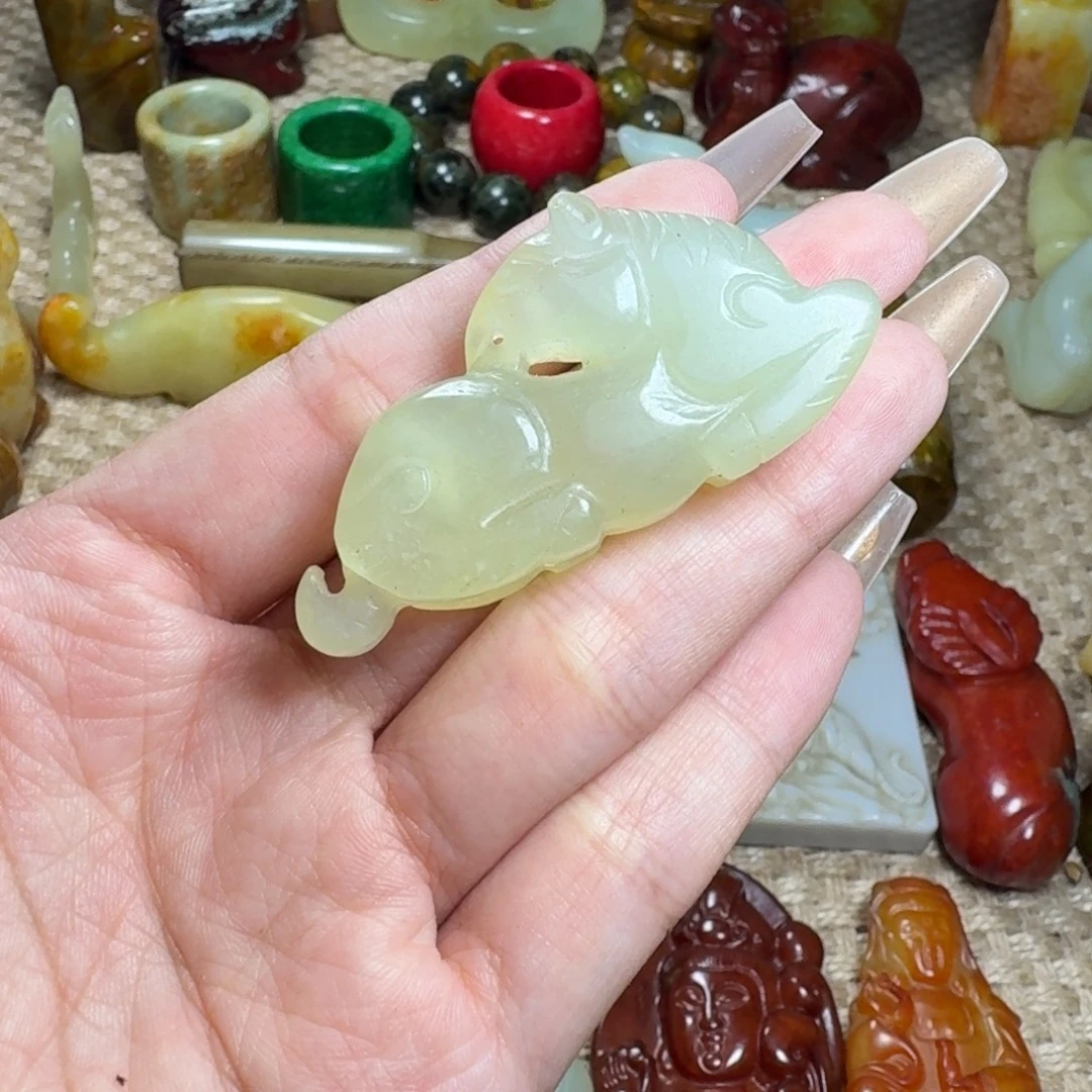 吊坠白玉菩提挂件