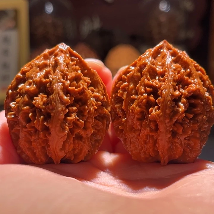 吊坠文玩核桃八棱满天星13