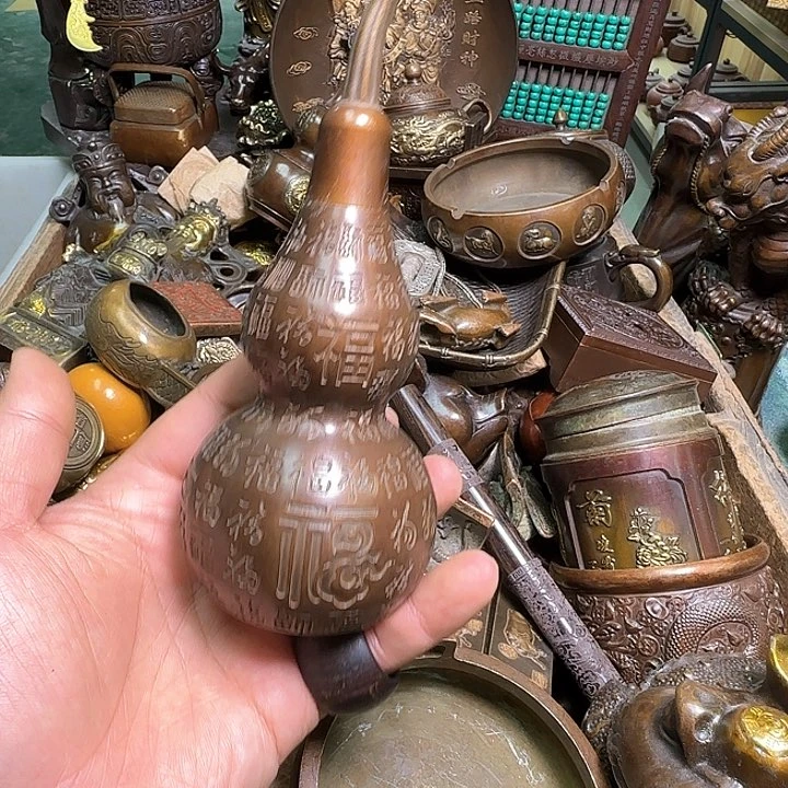 铜器办公室茶室摆件